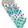 Family Feeling Little Boys’ Cotton Boxer Brief Soft Underwear(Brief-color 006)