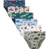 Family Feeling Little Boys’ Cotton Boxer Brief Soft Underwear(Brief-color 007)