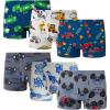 Family Feeling Little Boys’ Cotton Boxer Brief Soft Underwear(Color 0021)