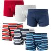 Family Feeling Little Boys’ Cotton Boxer Brief Soft Underwear(Color 003)