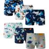 Family Feeling Little Boys’ Cotton Boxer Brief Soft Underwear(Color 011)