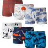 Family Feeling Little Boys’ Cotton Boxer Brief Soft Underwear(Color 012)
