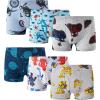 Family Feeling Little Boys’ Cotton Boxer Brief Soft Underwear(Color 020)