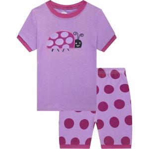Family Feeling Boys Girls Pajamas Toddler Pjs 100% Cotton Kids Sleepwears(Ladybug/885)