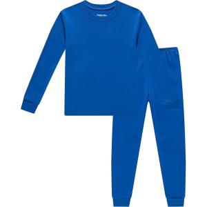 Family Feeling Little Big Boy Pajamas Sets 100% Cotton Pjs Kids Jammies(Blue/A1)