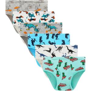 Family Feeling Little Boys’ Cotton Boxer Brief Soft Underwear(Brief-color 006)