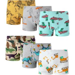 Family Feeling Little Boys’ Cotton Boxer Brief Soft Underwear(Color 0018)