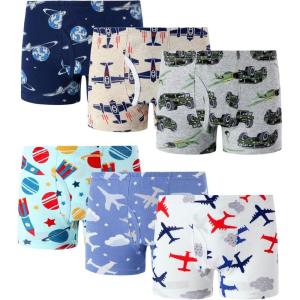 Family Feeling Little Boys’ Cotton Boxer Brief Soft Underwear(Color 0019)