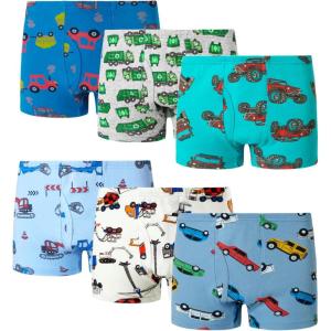 Family Feeling Little Boys’ Cotton Boxer Brief Soft Underwear(Color 0020)