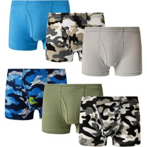 Family Feeling Little Boys’ Cotton Boxer Brief Soft Underwear(Color 009)
