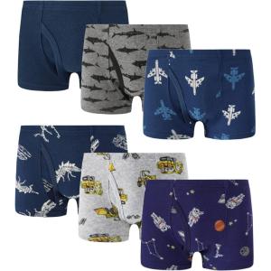 Family Feeling Little Boys’ Cotton Boxer Brief Soft Underwear(Color 013)