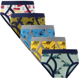 Family Feeling Little Boys’ Cotton Boxer Brief Soft Underwear(Color 016)