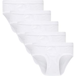 Family Feeling Little Boys’ Cotton Boxer Brief Soft Underwear(Color 018-white)