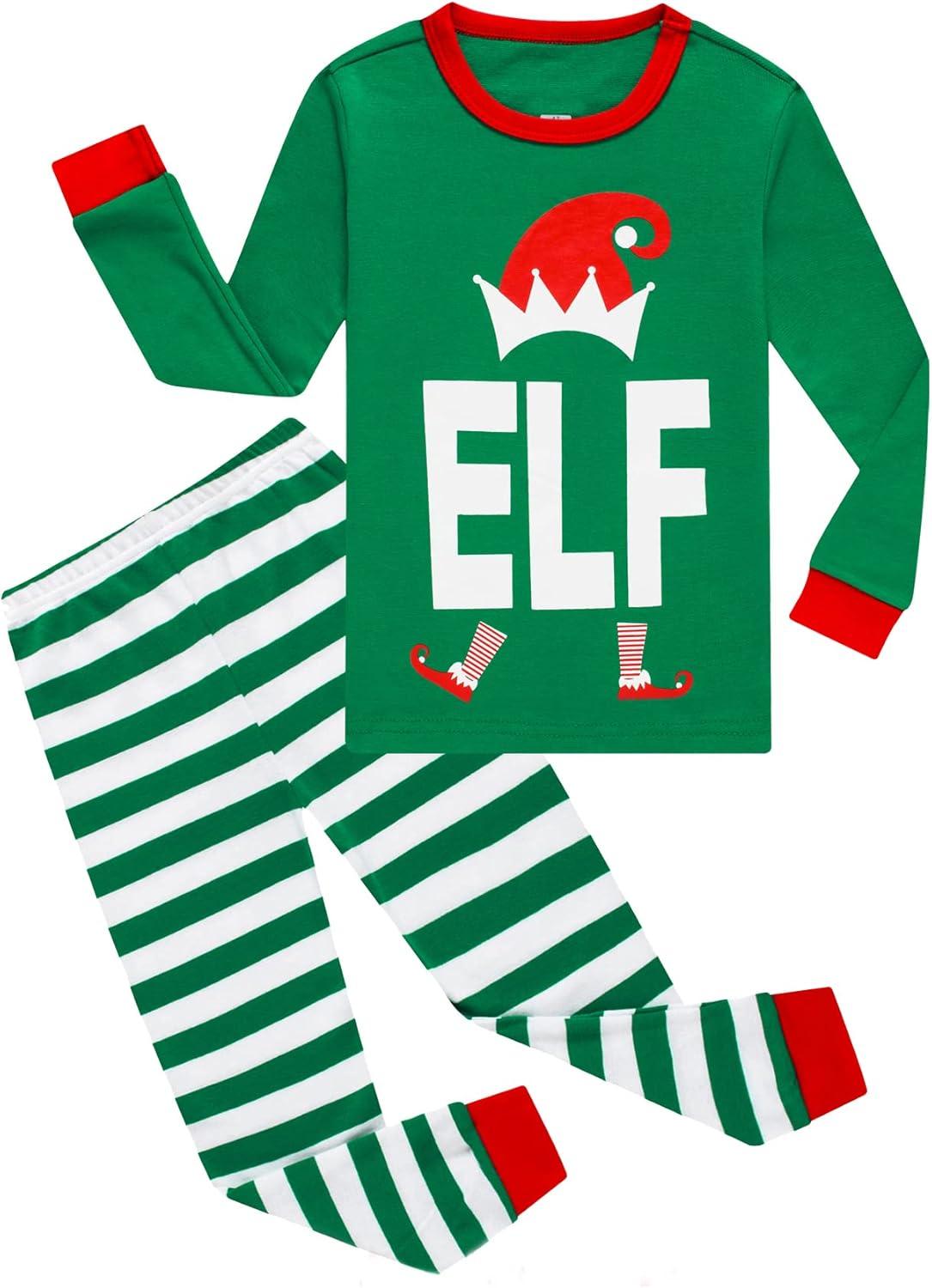 imageMatching Family Pajamas Christmas Sleepwear Cotton Holiday Valentine Halloween PjsChristmasElf