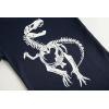 Family Feeling Boys Summer Pajamas Sets Short 100% Cotton Pjs(4-piece-space-dinosaur)
