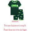 Family Feeling Boys Summer Pajamas Sets Short 100% Cotton Pjs(Garbage Truck/F4)