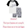 Family Feeling Boys Summer Pajamas Sets Short 100% Cotton Pjs(Shark1/F5)