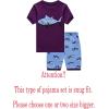 Family Feeling Boys Summer Pajamas Sets Short 100% Cotton Pjs(Shark/F6)