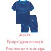 Family Feeling Boys Summer Pajamas Sets Short 100% Cotton Pjs(Space)