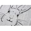 Family Feeling Boys Summer Pajamas Sets Short Sets(Rabbit Print/Grey)