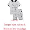 Family Feeling Boys Summer Pajamas Sets Short Sets(Rabbit Print/Grey)