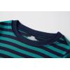 Family Feeling Boys Summer Pajamas Sets Short Sets(Stripe/Navy/Turquoise)