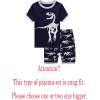 Family Feeling Little Big Boys Summer Pajamas Sets Short 100% Cotton Pjs(Dinosaur/F1)