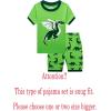 Family Feeling Little Big Boys Summer Pajamas Sets Short 100% Cotton Pjs(Dragon/Fo1)