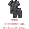 Family Feeling Little Big Boys Summer Pajamas Sets Short 100% Cotton Pjs(Shark/Fo8)