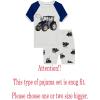 Family Feeling Little Big Boys Summer Pajamas Sets Short 100% Cotton Pjs(Tractor/F9)