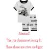 Family Feeling Little Big Boys Summer Pajamas Sets Short 100% Cotton Pjs(Train/F3)