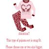 Family Feeling Little Boys Girls Child Pajamas Sets 100% Cotton Toddler Pjs(Giraffe/G1)