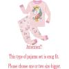 Family Feeling Little Boys Girls Child Pajamas Sets 100% Cotton Toddler Pjs(Unicorn/Pink/F1)