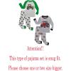 Family Feeling Striped Boys Girls 2 Piece Christmas Pajamas Set 100% Cotton Pjs(4-piece-22tractor-2022)