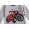 Family Feeling Striped Boys Girls 2 Piece Christmas Pajamas Set 100% Cotton Pjs(4-piece-22tractor-2022)