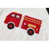 Family Feeling Striped Boys Girls 2 Piece Christmas Pajamas Set 100% Cotton Pjs(4-piece-fire-truck)