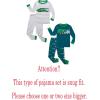 Family Feeling Striped Boys Girls 2 Piece Christmas Pajamas Set 100% Cotton Pjs(4-piece-garbage-truck)