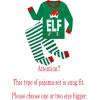 Matching Family Pajamas Christmas Sleepwear Cotton Holiday Valentine Halloween Pjs(Christmas/Elf)