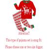 Matching Family Pajamas Christmas Sleepwear Cotton Holiday Valentine Halloween Pjs(Christmas/Reindeer2)