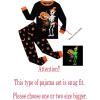 Matching Family Pajamas Christmas Sleepwear Cotton Holiday Valentine Halloween Pjs(Family-skull-pumpkin-2023)