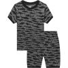 Family Feeling Little Big Boys Summer Pajamas Sets Short 100% Cotton Pjs(Shark/Fo8)