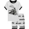 Family Feeling Little Big Boys Summer Pajamas Sets Short 100% Cotton Pjs(Train/F3)