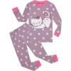 Family Feeling Little Boys Girls Child Pajamas Sets 100% Cotton Toddler Pjs(Cat/6121)