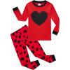 Family Feeling Little Boys Girls Child Pajamas Sets 100% Cotton Toddler Pjs(Redklove-6196)