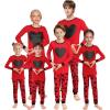 Matching Family Pajamas Christmas Sleepwear Cotton Holiday Valentine Halloween Pjs(Family-love)