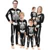 Matching Family Pajamas Christmas Sleepwear Cotton Holiday Valentine Halloween Pjs(Family-skeleton-2023)