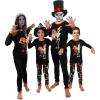 Matching Family Pajamas Christmas Sleepwear Cotton Holiday Valentine Halloween Pjs(Family-skull-pumpkin-2023)