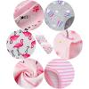 Family Feeling Little Girl Underwear Toddler Panties Big Kids Undies Soft 100% Cotton(6 Pack-dog-flamingo)