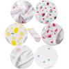 Family Feeling Little Girl Underwear Toddler Panties Big Kids Undies Soft 100% Cotton(6 Pack-white Print)