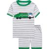 Family Feeling Little Boys Garbage Truck Pajamas Short Sets 100% Cotton Kid Summer Pjs 6